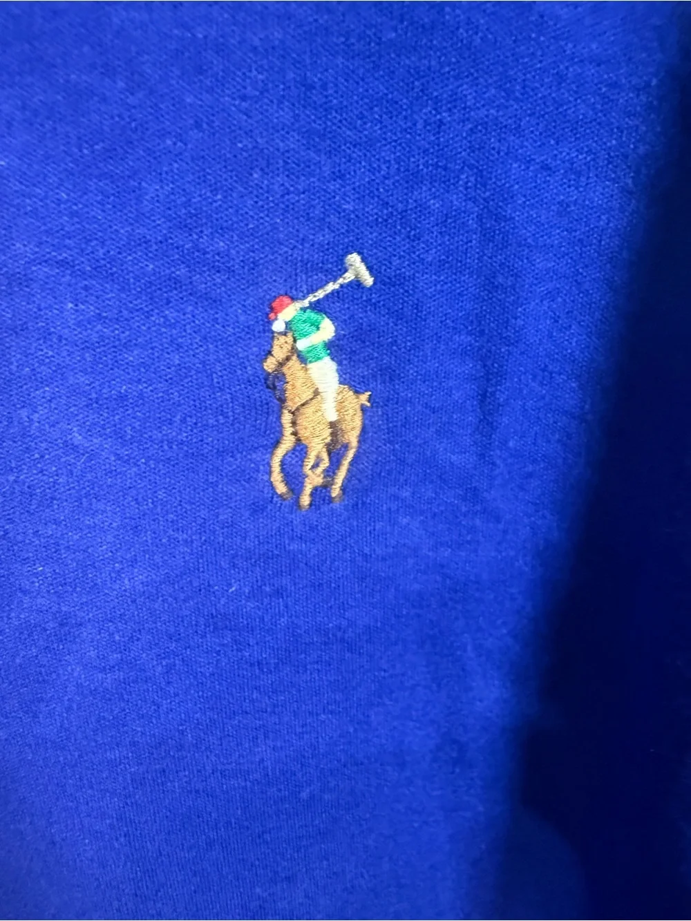 Polo Ralph Lauren Classic Fit Blue Short‎ Sleeve Polo Shirt XL Cotton